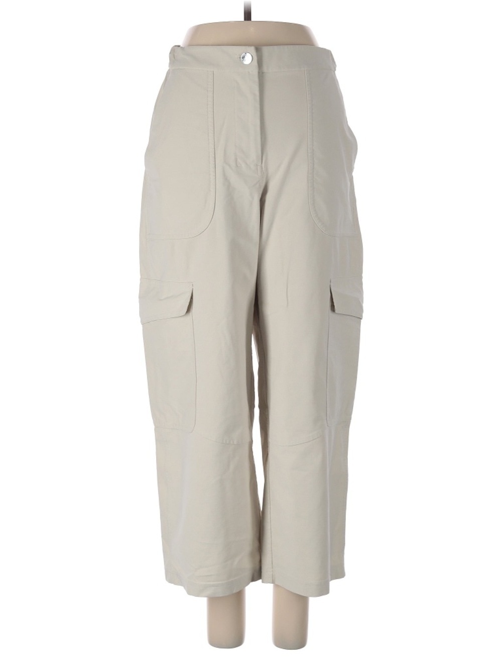 Lululemon Utilitech High-Rise Cargo Crop Pants Bone Cream Size 27 Hiking Travel